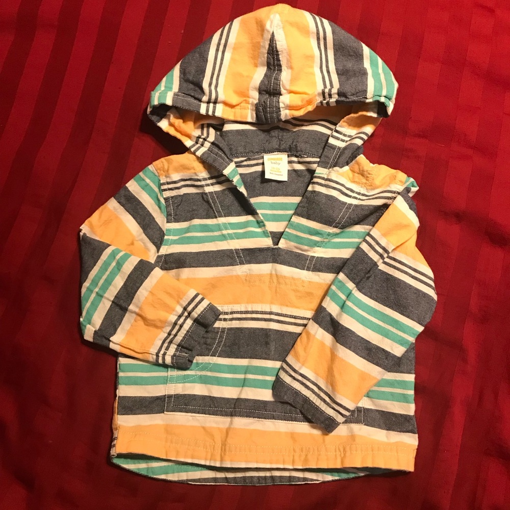 Gymboree Sand Stripe Southwest Hoodie sz 18-24mo